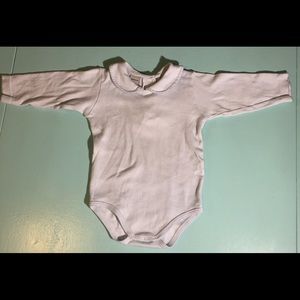 5 for $25 Babidu Blue Collared Bodysuit 12 Months